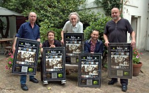 Engineers with Beatles Discs