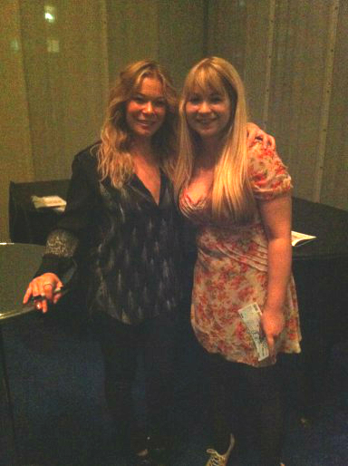 LeAnn Rimes who Vickye met in person last year